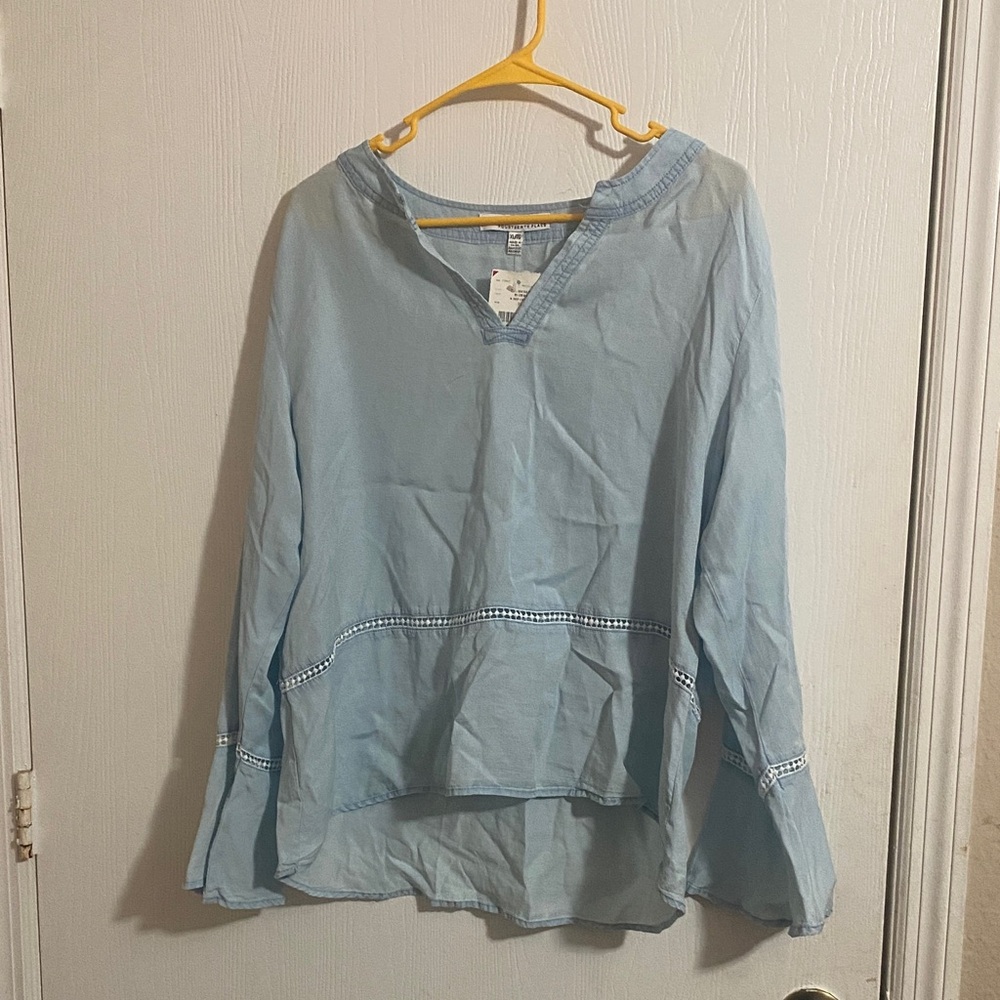 Light Blue Women's Blouse